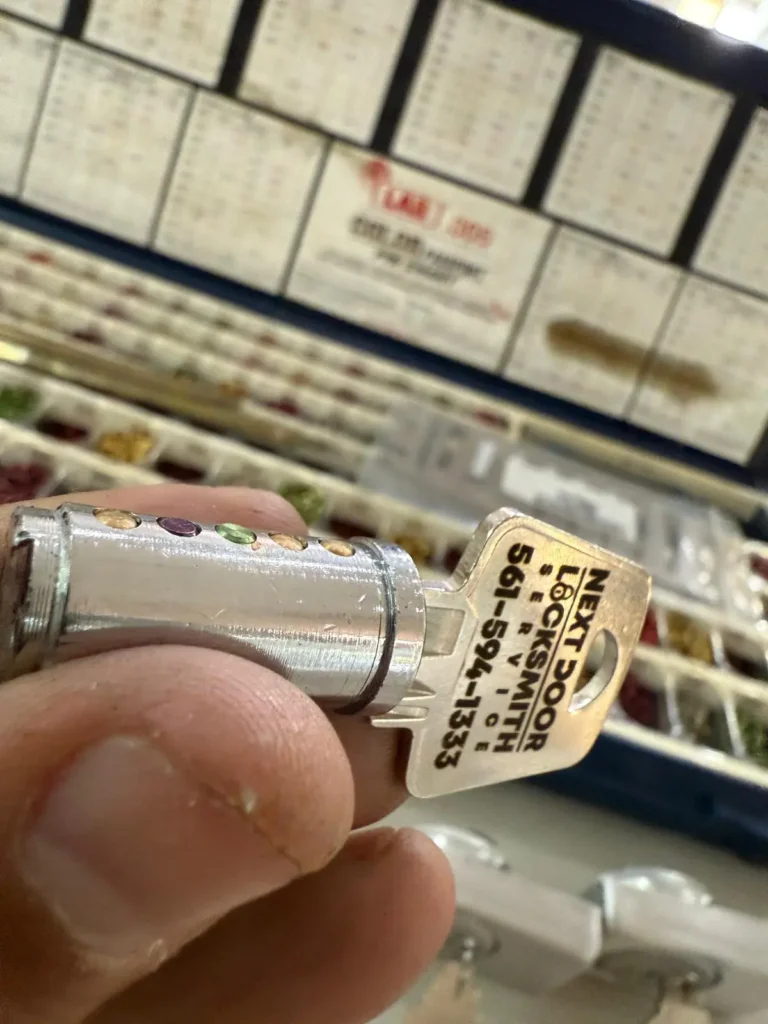 Lock re-key and master key service